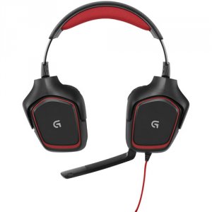 Logitech RC2245 G230 Stereo Gaming Headset - Stereo - Red - Mini-phone