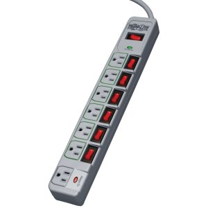 Tripp  Eco Green Surge Protector Switched 7 Outlet Conserve Energy - 7