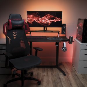 Ofm RSP-3000-RED Respawn Height Adjust Gaming Desk Red