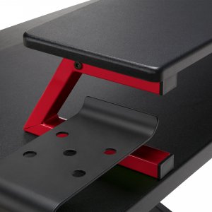 Ofm RSP-3000-RED Respawn Height Adjust Gaming Desk Red