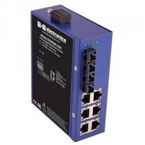 B+b ESW208-2SC-T Ethern Unmanaged Switch 6cooper