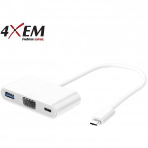 4xem 4XUSBCHUB03 Usb C Dock Vga Usb 3.0 Power