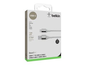 Belkin F2CU059bt04-SLV Silver Usb A To C Duratek 4'