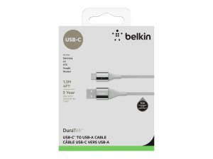 Belkin F2CU059bt04-SLV Silver Usb A To C Duratek 4'