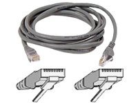 Belkin A3L791-300-S Cable,cat5e,utp,rj45mm,300ft,gry,patch,snagless. N