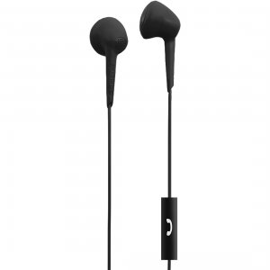 Hitach 191569 Maxell Earbuds, , Jelm-bk, Jelleez Eb Black Wmicrophone