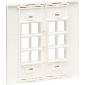 Tripp N080-212 Keystone Wall Plate 12-port Universal