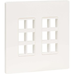 Tripp N080-212 Keystone Wall Plate 12-port Universal