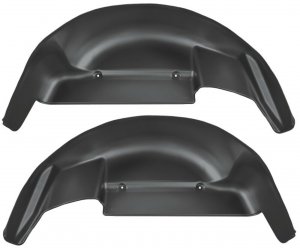 Husky 79101 Liners Rear Wheel Well Guards  06-14 Ford F150-black