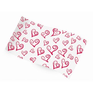 Flower RC-1052 Tissue Paper-swirly Hearts