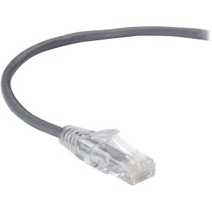 Black C6PC28-GY-02 Slim-net Cat6 250-mhz 28-awg Stranded Ethernet Patc