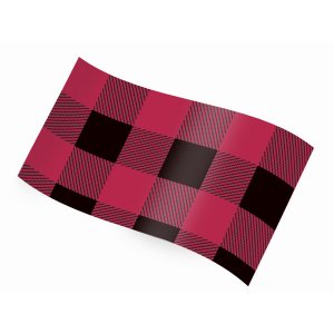 Flower RC-1164 Tissue Paper-red Lumberjack Plaid