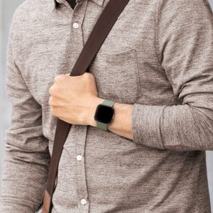 Fitbit FB171ABOVL Versa 2 Classic Band Olive Lg