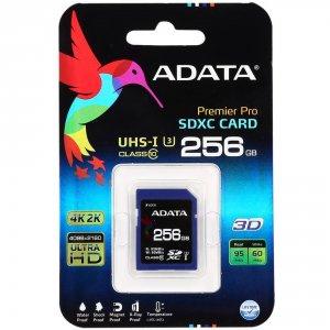 Adata ASDX256GUI3CL10-R 256gb Premier Pro Secure Digital Extended Capa