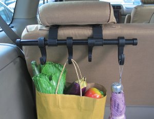 Maxsa 25524M Car Headrest Multi Hanger