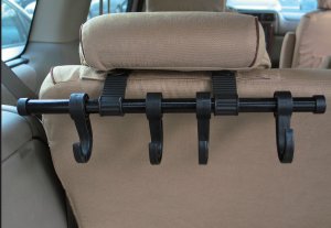 Maxsa 25524M Car Headrest Multi Hanger