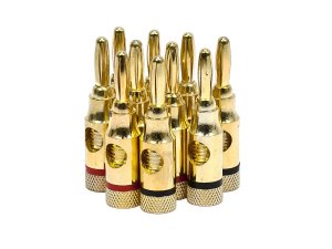 Monoprice 9437 Gold Plated Banana Plugs_open Screw 5pr.