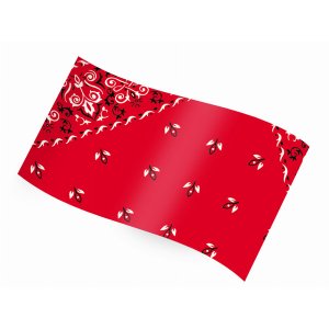 Flower RC-760B Tissue Paper-red Bandanna