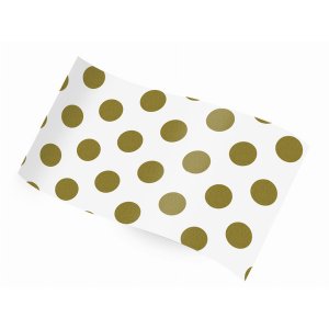 Flower RC-469 Tissue Paper-gold Dots