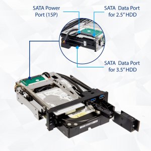 Syba SY-MRA55007 5.25in Bay Mobile Rack With