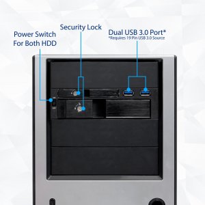 Syba SY-MRA55007 5.25in Bay Mobile Rack With