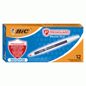 Bic BIC GSAM 11BE Prevaguard Round Stic Ballpoint Pen - Medium Pen Poi