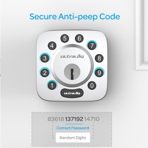 Ultraloq U-BOLT-SN Ac U-bolt-sn Bluetooth Enabled Keypad Smart Deadbol