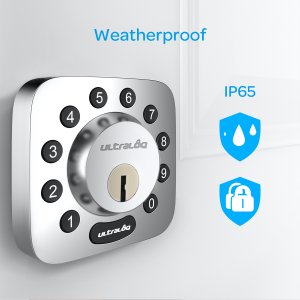 Ultraloq U-BOLT-SN Ac U-bolt-sn Bluetooth Enabled Keypad Smart Deadbol