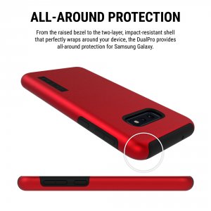 Ipio SA-972-RBK Inc Dualpro For Samsung Galaxy S10e -iridescent Redbla