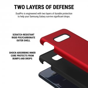 Ipio SA-972-RBK Inc Dualpro For Samsung Galaxy S10e -iridescent Redbla