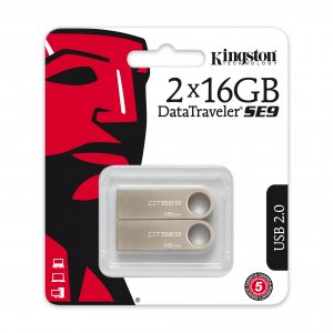 Kingston DTSE9H/16GB-2P Memory Dtse9h 16gb-2p 16gb Usb2.0 Datatraveler