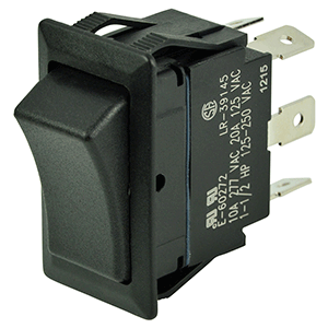 Bep 1001712 Bep Dpdt Rocker Switch - 12v-24v - On-off-on