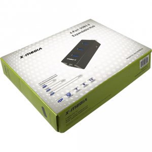 Premiertek XM-UH3004A 4port Superspeed Usb 3.0 Hub 2a