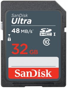 Sandisk SDSDUNB032GGN3I 32gb Ultra Sdhc Card