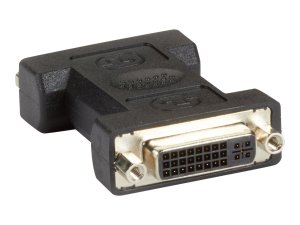 Black VA-DVI-CPL Video Adapter Dvi Coupler