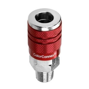 Colorconnex A73457D Type D Red Coupler Plug Kit - 7 Piece Set