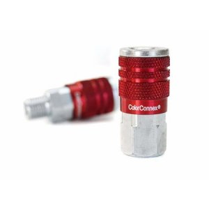 Colorconnex A73457D Type D Red Coupler Plug Kit - 7 Piece Set