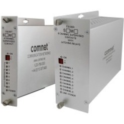 Comnet FDC80RS1 8 Channel Contact Closure Receiver  Sm  1 Fiber