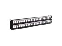 Hubbell HPJ48 Udx-series Shielded Patch Panel  48 Port  2 Rack Units  