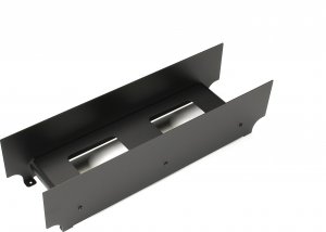 Black EC24WTCTK Cable Trough Kit For 24in Elite Cabinet