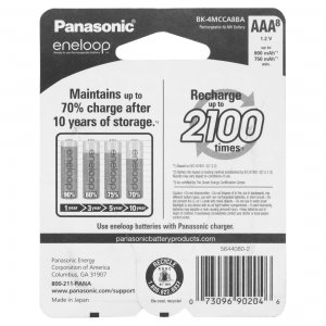 Panasonic RA27063 (r) Bk-4mcca8ba Eneloop(r) Rechargeable Batteries (a