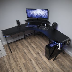 Ofm RSP-2000-BLU Respawn Gaming L-desk Blue