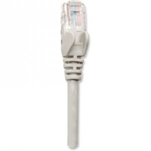 Intellinet 319973 50 Ft Grey Cat5e Snagless Patch Cable