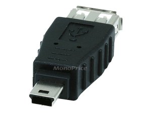 Monoprice USS 4814 Usb A Female To Mini 5 Pin (b5) M