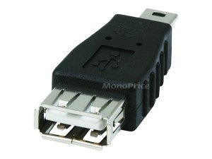 Monoprice USS 4814 Usb A Female To Mini 5 Pin (b5) M