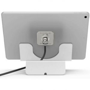 Compu-lock CL12CUTHWB Universal Security Tablet Holder White - With Se