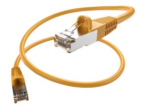 Unirise PC5E-15F-YLW-SH-S 15ft Yellow Cat5e Shielded Patch Cable, Futp