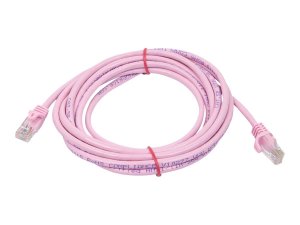 Monoprice 11240 Flexboot Cat5e 24awg  Cable_ 10ft Pink