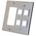 C2g 41340 Double Gang Decora Aluminum W