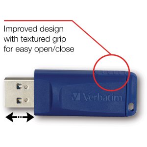 Verbatim VER 97275 16gb Usb Flash Drive - Blue - 16gb - Blue